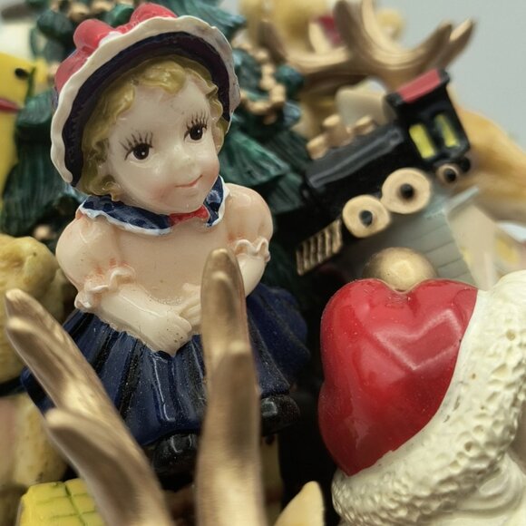 Fitz and Floyd Santa Christmas Car Musical Figurine Vintage Holiday Decor - Picture 7 of 13